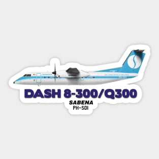 DeHavilland Canada Dash 8-300/Q300 - SABENA Sticker